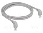 DeLOCK Cable Ethernet Cat6a S/FTP 2m RJ-45 Gris