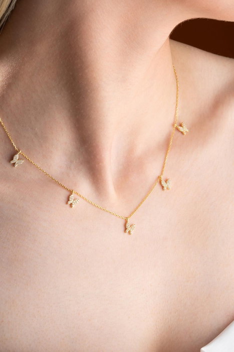 Heliophilia Silver NRZ999085 Collar de Plata de Ley 925 con Baño de Oro y Circonita