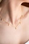 Heliophilia Silver NRZ999085 Collar de Plata de Ley 925 con Baño de Oro y Circonita