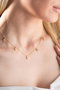 Heliophilia Silver NRZ999085 Collar de Plata de Ley 925 con Baño de Oro y Circonita