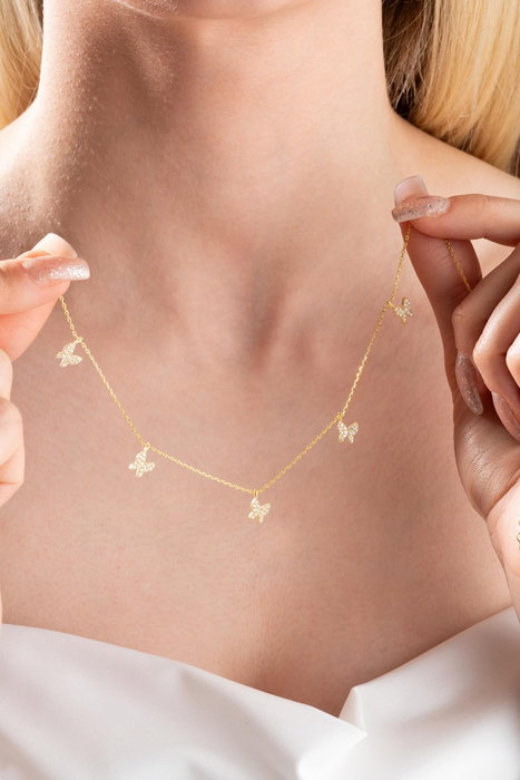 Heliophilia Silver NRZ999085 Collar de Plata de Ley 925 con Baño de Oro y Circonita