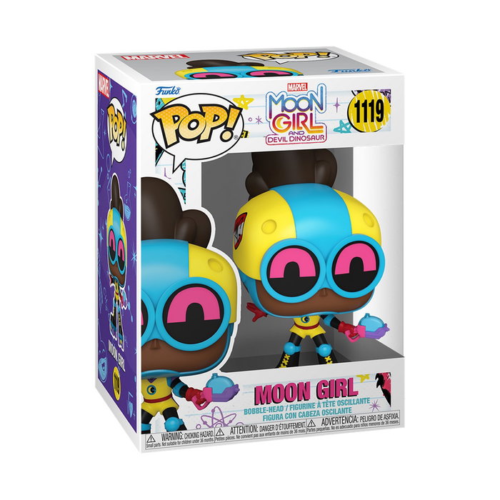 Funko Pop! Vinyl Figura: Moon Girl de Marvel Moon Girl and Devil Dinosaur - 9 cm