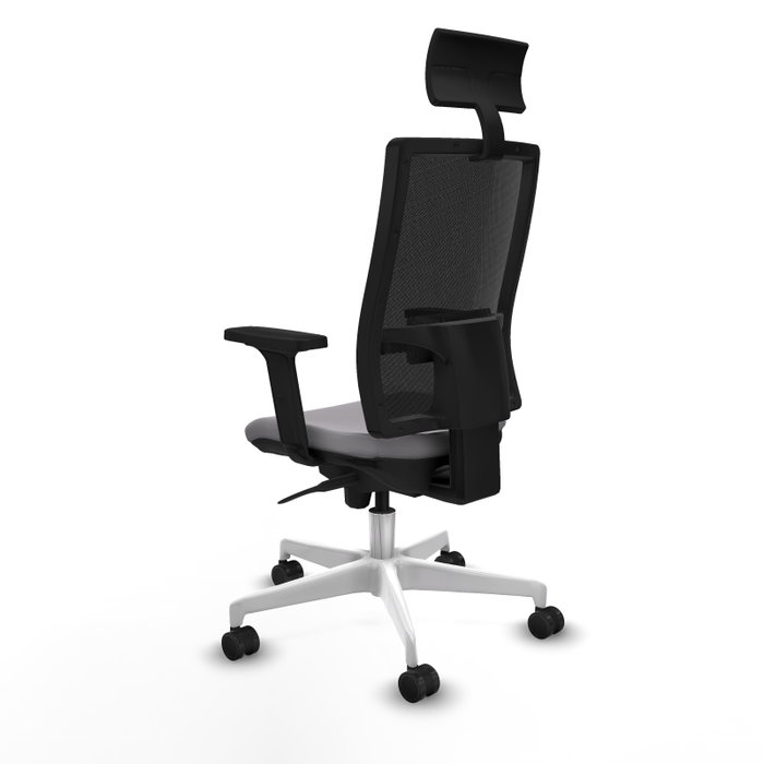 PIQUERAS Y CRESPO Silla de oficina Horna con mecanismo Sincro, Gris y Negro PIQUERAS Y CRESPO Silla de oficina Horna con mecanismo Sincro, Gris y Negro