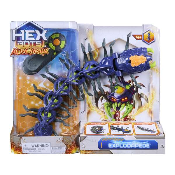 Spin Master Hex Bots Explodapede Ciempiés Radio Control Spin Master Hex Bots Explodapede Ciempiés Radio Control