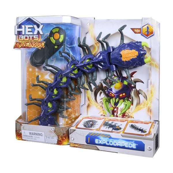 Spin Master Hex Bots Explodapede Ciempiés Radio Control Spin Master Hex Bots Explodapede Ciempiés Radio Control