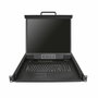 StarTech Consola KVM de 16 puertos con monitor LCD de 19 pulgadas RKCONS1916K