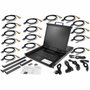 StarTech Consola KVM de 16 puertos con monitor LCD de 19 pulgadas RKCONS1916K