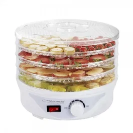 Esperanza EKD003 Deshidratador de Alimentos Blanco, Transparente, 250 W