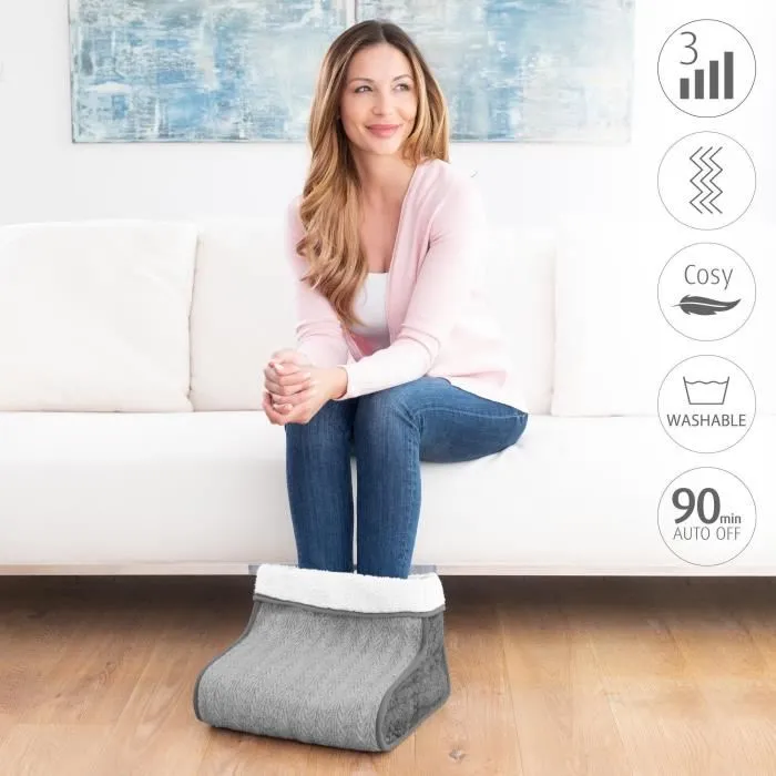 Medisana Calentador de Pies FW 150 con 6 Niveles de Temperatura y Temporizador para Alivio y Calidez, Lavable Medisana Calentador de Pies FW 150 con 6 Niveles de Temperatura y Temporizador para Alivio y Calidez, Lavable