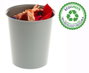 Archivo 2000 Papelera Ecogreen de 18 litros Gris