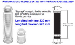Prhie Manguito Flexible Extensible Bigmagik 110 mm ø110mm B8250EX55B0