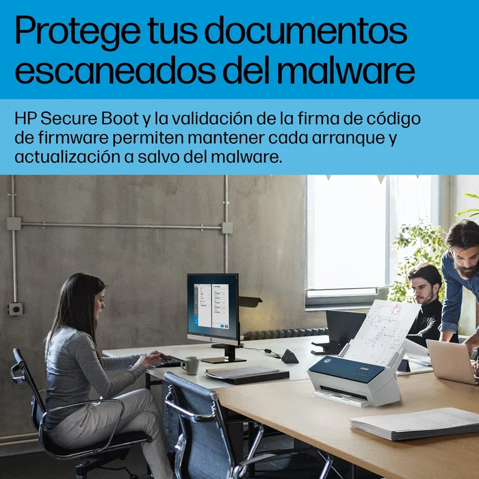 HP ScanJet Enterprise Flow 9000 s1 Escáner alimentado con hojas A3 hasta 600 x 600 DPI 80 ppm/160 ipm ADF 100 páginas Azul y Blanco