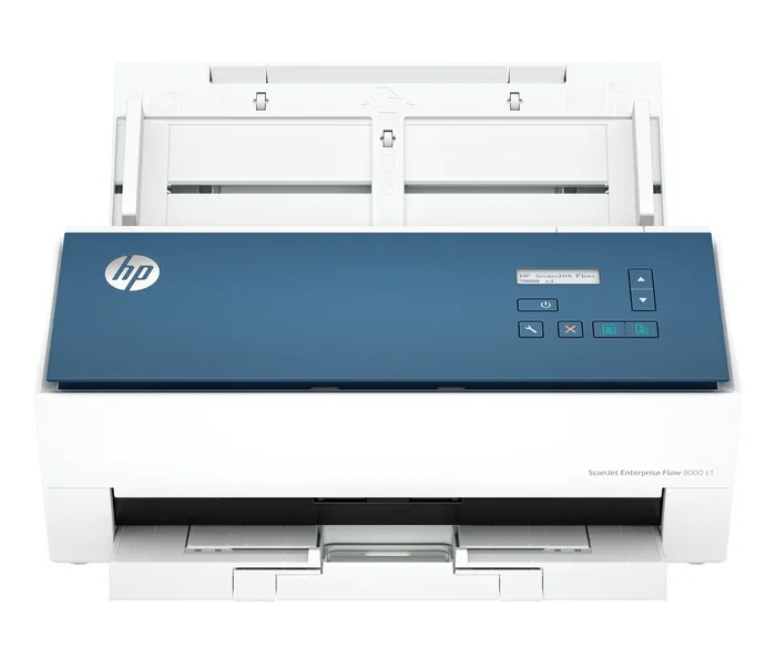 HP ScanJet Enterprise Flow 9000 s1 Escáner alimentado con hojas A3 hasta 600 x 600 DPI 80 ppm/160 ipm ADF 100 páginas Azul y Blanco