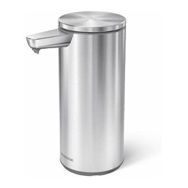 simplehuman Dispensador de jabón recargable ST1082, 266 ml, acero inoxidable