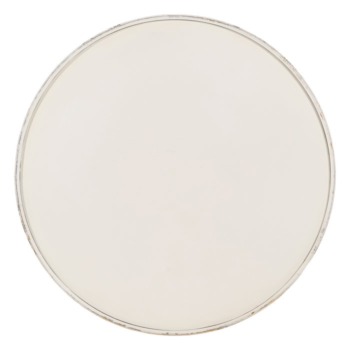 Ixia Mesa de Centro Crema Metal 75 x 75 x 50 cm Ixia Mesa de Centro Crema Metal 75 x 75 x 50 cm