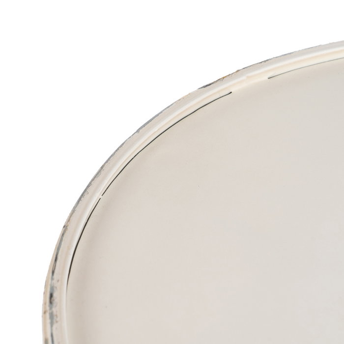 Ixia Mesa de Centro Crema Metal 75 x 75 x 50 cm Ixia Mesa de Centro Crema Metal 75 x 75 x 50 cm