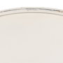 Ixia Mesa de Centro Crema Metal 75 x 75 x 50 cm