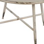 Ixia Mesa de Centro Crema Metal 75 x 75 x 50 cm