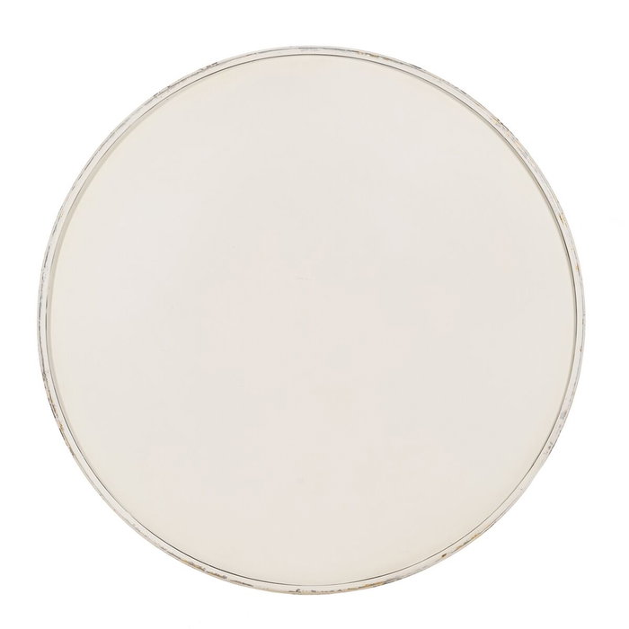 Ixia Mesa de Centro Crema Metal 75 x 75 x 50 cm Ixia Mesa de Centro Crema Metal 75 x 75 x 50 cm