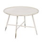Ixia Mesa de Centro Crema Metal 75 x 75 x 50 cm