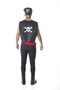 Creaciones Llopis Disfraz Adulto Pirata Chaleco-Pañuelo Talla XL Negro