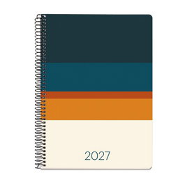 Agenda Anual (2026-27) Miquelrius 18 Meses Espiral Tapa Extra Plus 4º 155X213 S/V Apais. Sunset
