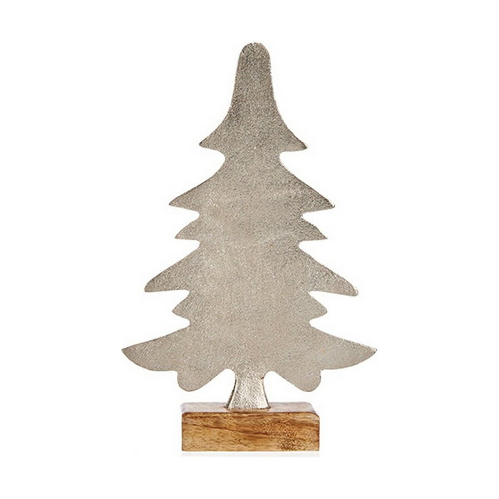 Krist+ Árbol Metal Plata Mate 26 cm (Set de 6)