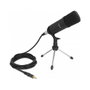 DeLOCK Micrófono Profesional para Podcasting con Conector XLR y Adaptador para Smartphone/Tablet