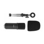DeLOCK Micrófono Profesional para Podcasting con Conector XLR y Adaptador para Smartphone/Tablet