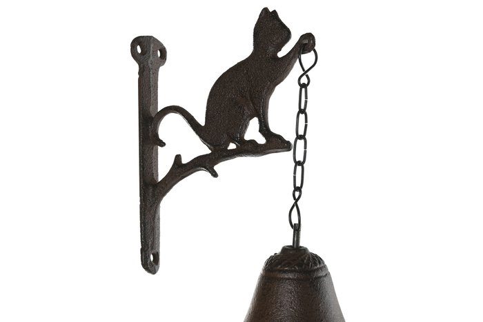 DKD Home Decor Campana Marron Negro Hierro Colado 15.7 x 7.5 x 42 cm DKD Home Decor Campana Marron Negro Hierro Colado 15.7 x 7.5 x 42 cm