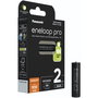 Panasonic Eneloop Pro Micro 930mAh AAA Ni-MH (BK-4HCDE/2BE), Pack de 2