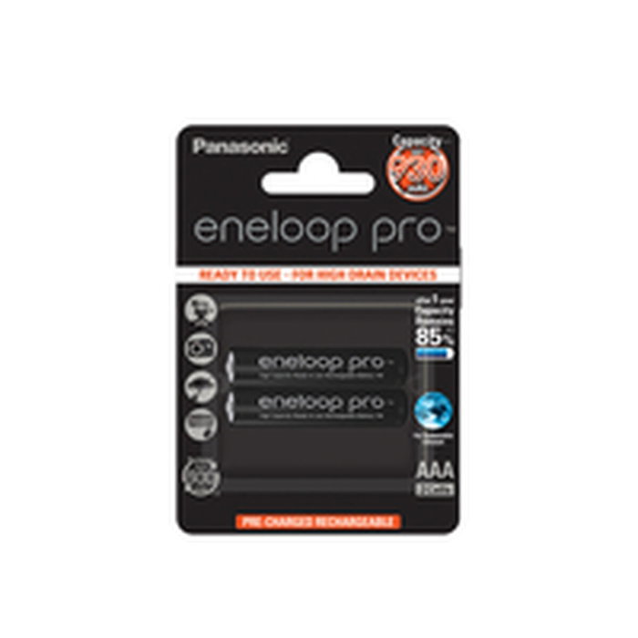 Panasonic Eneloop Pro Micro 930mAh AAA Ni-MH BK-4HCDE/2BE (Pack de 2)