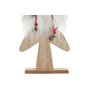 DKD Home Decor Figura de Madera Árbol Rojo y Negro