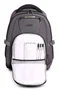 Urban Factory TPE15UF Trolley Mochila de Viaje con Ruedas para Portátil de 16", Gris, Material rPET Reciclado