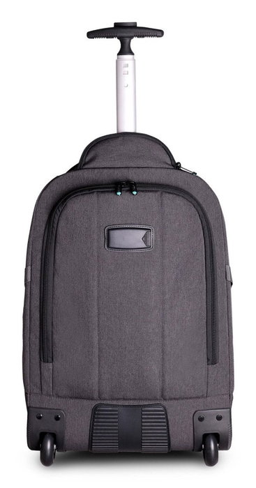 Urban Factory TPE15UF Trolley Mochila de Viaje con Ruedas para Portátil de 16", Gris, Material rPET Reciclado Urban Factory TPE15UF Trolley Mochila de Viaje con Ruedas para Portátil de 16", Gris, Material rPET Reciclado