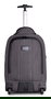 Urban Factory TPE15UF Trolley Mochila de Viaje con Ruedas para Portátil de 16", Gris, Material rPET Reciclado