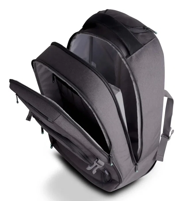 Urban Factory TPE15UF Trolley Mochila de Viaje con Ruedas para Portátil de 16", Gris, Material rPET Reciclado Urban Factory TPE15UF Trolley Mochila de Viaje con Ruedas para Portátil de 16", Gris, Material rPET Reciclado