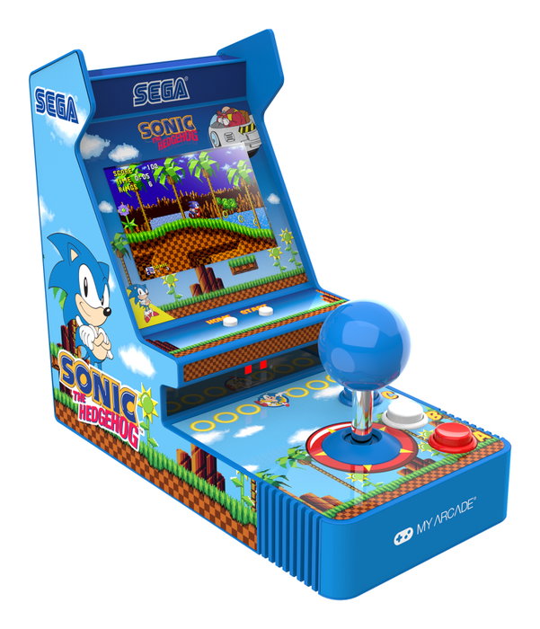 MY-MY ARCADE GAMING My Arcade Portable Retro Arcade Joystick Player Sonic the Hedgehog (2 Juegos Incluidos)