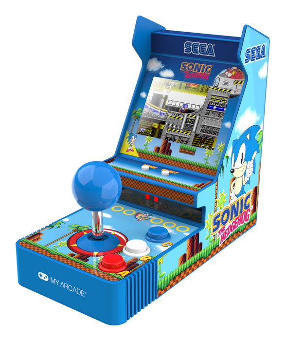MY-MY ARCADE GAMING My Arcade Portable Retro Arcade Joystick Player Sonic the Hedgehog (2 Juegos Incluidos)