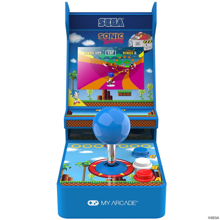 Sonic The Hedgehog Consola portátil de juegos retro Arcade Joystick Player