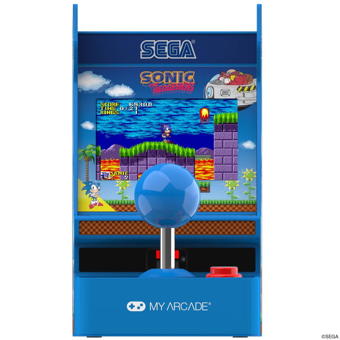 Sonic The Hedgehog Consola portátil de juegos retro Arcade Joystick Player