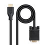 Nanocable Conversor VGA Macho a HDMI Macho 1.8m Negro