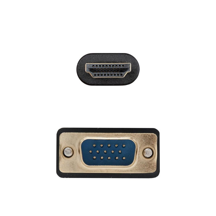 Nanocable Conversor VGA Macho a HDMI Macho 1.8m Negro