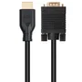 Nano Cable 10.15.4602 Cable Conversor VGA Macho a HDMI Macho 1.8m Negro