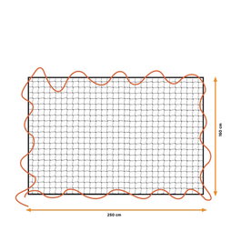 Black+Decker Red de carga elástica 1,6x2,5m, mallado 10x10cm