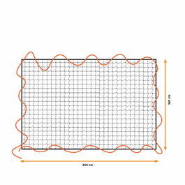 Black+Decker Red de carga elástica 1,6x2,5m, mallado 10x10cm