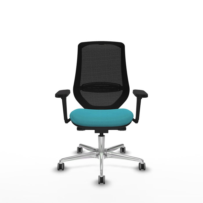 PIQUERAS Y CRESPO Silla de oficina Mardos Turquesa y Negro PIQUERAS Y CRESPO Silla de oficina Mardos Turquesa y Negro