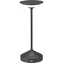 ab+ Tempo Mini Lámpara de Mesa Portátil Charcoal