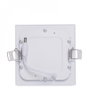Placa LED Cuadrada 6W 400Lm Blanco Frío 6000K