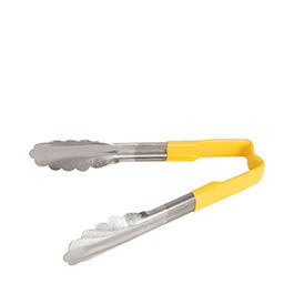 VOLLRATH PUJADAS Pinza de Servir Buffet Mono Amarillo, 15 cm, Acero Inoxidable - Pinza Exposición